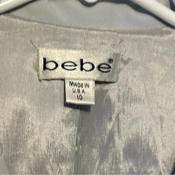 BEBE Light Gray Blazer and Dress Set - Picture 6 of 11